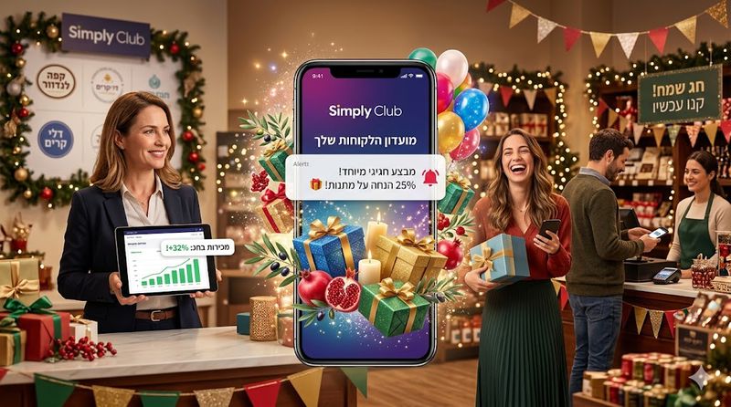 איך להשתמש באפליקציית מועדון לקוחות לקידום מכירות בחגים?